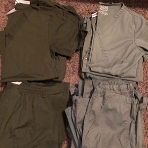 Lot of Olive green scrubs!
